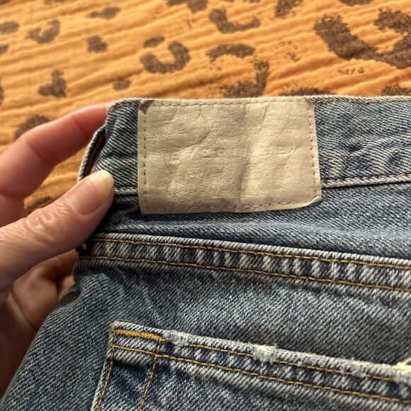Everlane The Relaxed 90s Short Organic Cotton size 26 Denim Cut Off Jeans Shorts - Picture 4 of 7